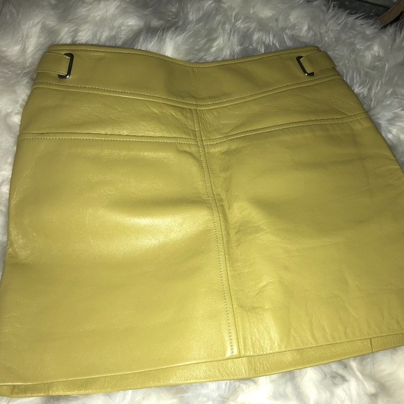 COACH RUNWAY Moto Leather Skirt - Super Cut - Picture 2 of 7